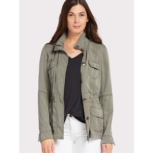 ANORAK Utility Jacket size large - olive green (Evereve)